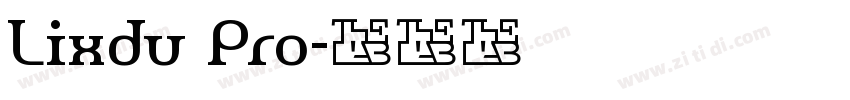Lixdu Pro字体转换